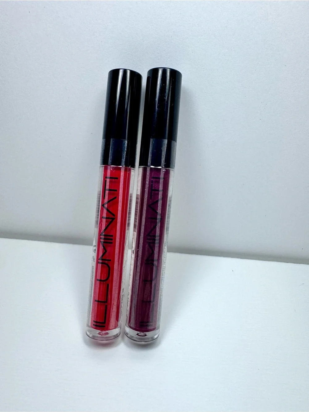 Illuminati Lip Bundle - Red & Deep Plum Shades Lilich and Adonis NEW!